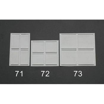 30x 30x3mm 耐震ベース(クリア/4個) エスコ