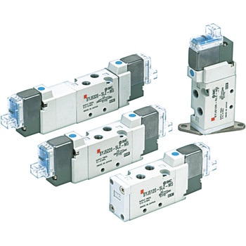 SYJ7000 Series 5ポートソレノイドバルブ 弾性体シール 直接配管形 バルブ単体 SMC