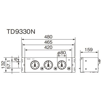 子時計増幅器 Panasonic(パナソニック)