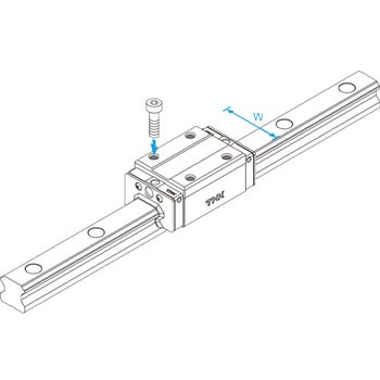 HSR20R1SS+160L LMガイド HSR-R形 1セット THK 【通販サイトMonotaRO】