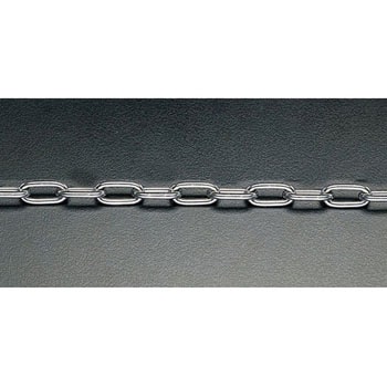 2.5mmx30m リンクチェーン(ステンレス製) エスコ
