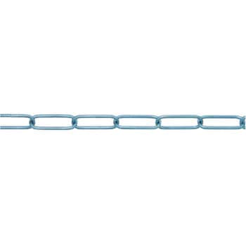 2.3mmx 5m リンクチェーン(スチール製/ユニクロメッキ) エスコ