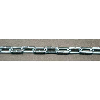 6.5mmx 5m リンクチェーン(スチール製/ユニクロメッキ) エスコ