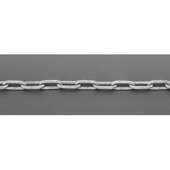 4.0mmx 5m リンクチェーン(スチール製/ドブメッキ) エスコ
