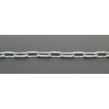 4.8mmx 5m リンクチェーン(スチール製/ドブメッキ) エスコ