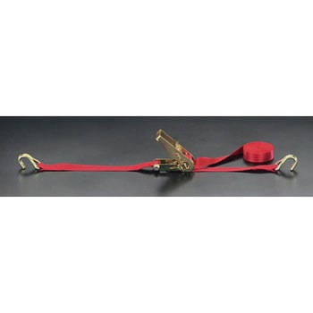 25mmx5.0m/ 200kg ベルト荷締機(ラチェット式) エスコ