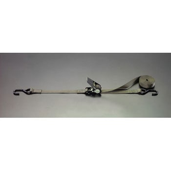 25mmx5.0m/230kg ベルト荷締機(ラチェット式/OD) エスコ
