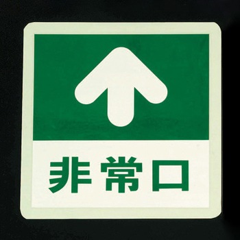 300x300mm [蓄光式]床用誘導標識 - エスコ