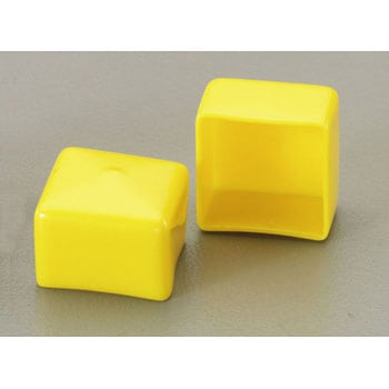 90x60mm 角型保護キャップ(イエロー/2個) エスコ