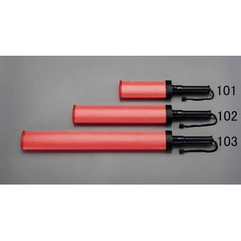 [単2x2本]LED誘導灯(赤色/581x83mm) エスコ