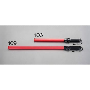 [単2x2本]LED誘導灯(赤色/520x34mm) エスコ