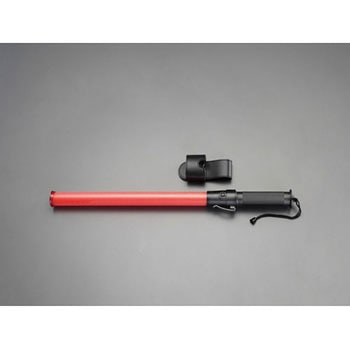 [単2x2本]LED誘導灯(赤色/520mm/ホルスター付) エスコ