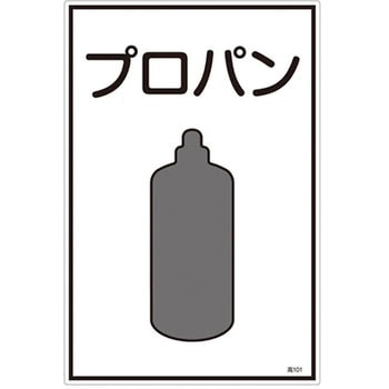 ガス名標識板[プロパン] エスコ