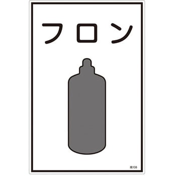 ガス名標識板[フロン] エスコ