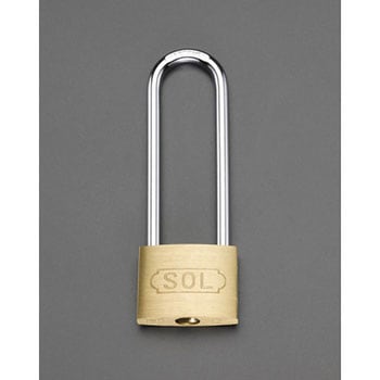 50mm シリンダー錠(108mm吊長/同一キー) エスコ