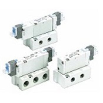 SYJ7000 Series 5ポートソレノイドバルブ 弾性体シール ベース配管形 バルブ単体 SMC
