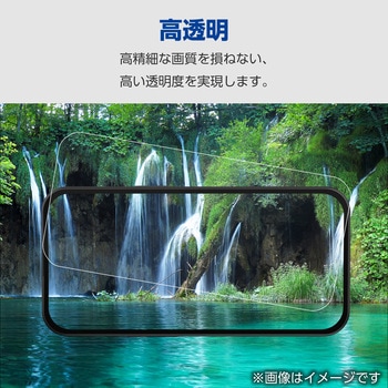 Google Pixel 8 Pro ガラスフィルム 指紋認証対応 高透明 表面硬度10H 指紋防止 飛散防止 気泡防止 - エレコム