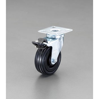 125mm キャスター(自在金具・ESD/ブレーキ付) - エスコ