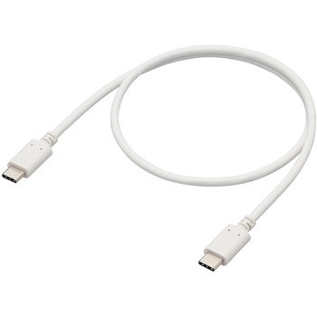 MPA-CC5P05WH USB TypeCケーブル (タイプC to C) PD 100W スリムケーブル 小型化コネクタ RoHS指令準拠 エレコム 50773040