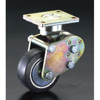 100mm キャスター(固定金具・スプリング付) エスコ