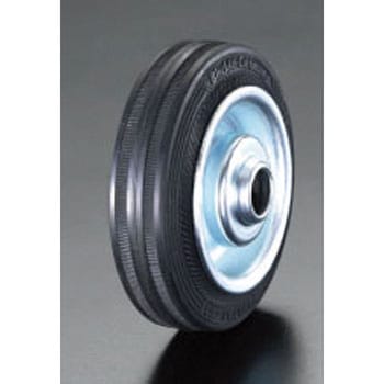 180x50mm 車輪(ラバータイヤ・スチールリム・ローラーベアリング エスコ