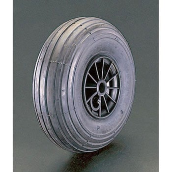 300x100mm 車輪(空気入・PPリム・ローラーベアリング) エスコ