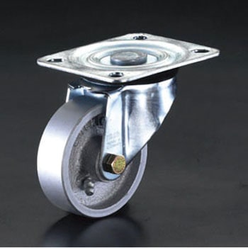 150mm キャスター(自在金具・スティール車輪) エスコ