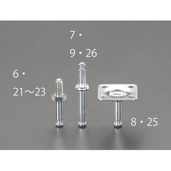 M8x15mm ねじステム(EA986PC-150，150B用/4個) エスコ