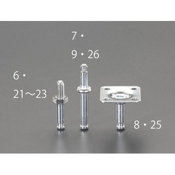 M10x15mm ねじステム(EA986PC-150，150B用/4個) エスコ