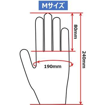 サニーフーズニトリル手袋エコノミー 白 100枚×10箱入 3.5g white cartonシリーズ アズワン