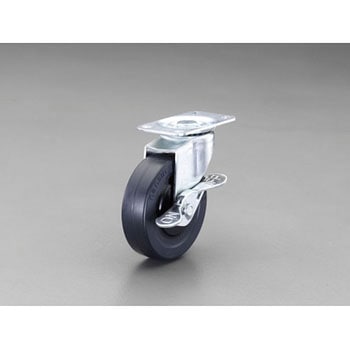 75mm キャスター(自在金具・ブレーキ付) - エスコ