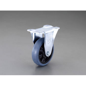 150mm キャスター(固定金具・微音タイプ) エスコ