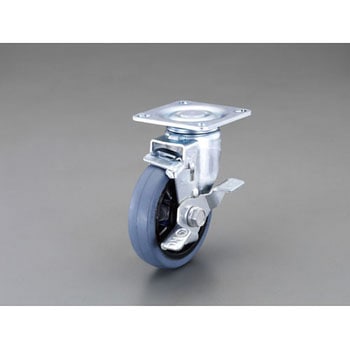 150mm キャスター(自在金具・微音・ブレーキ付) エスコ