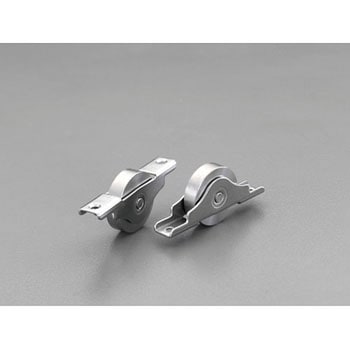 35mm 戸 車(平型・ステンレス製/2個) エスコ