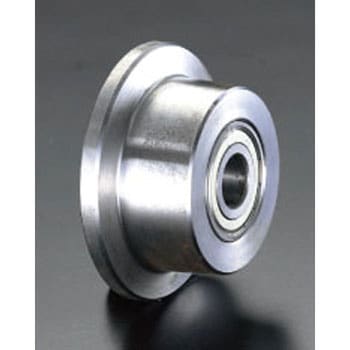 50x 40mm 車輪(Bベアリング・スティール製・レール用) エスコ