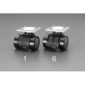 66mm キャスター(ツインホイール) エスコ