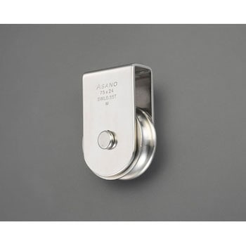 75mm 溶接用ブロック(ステンレス製/ステンレス車) エスコ