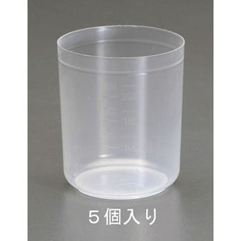 500ml ポリプロピレン製カップ(5個) エスコ