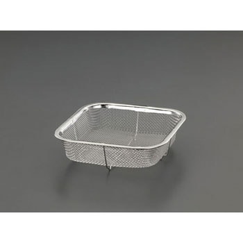 158x160x 45mm 部品洗浄ざる(ステンレス製) エスコ