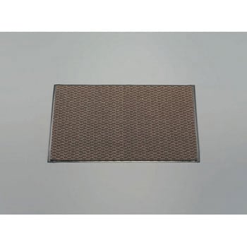 0.9x1.2m/8.0mm カーペットマット(茶色) エスコ