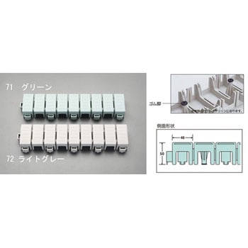 450x 100mm すのこ(組立式/グリーン) エスコ