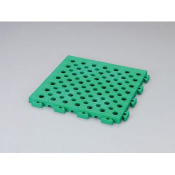 250x250x15mm 連結マット(グリーン) エスコ