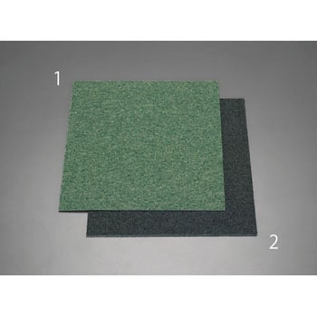 500x500x6mm タイルカーペット(ダークグレー) エスコ