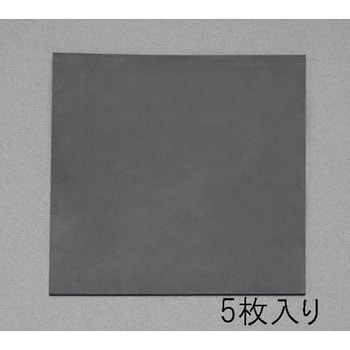 100x100x1.0mm ゴム板(耐油・耐熱性・5枚) エスコ