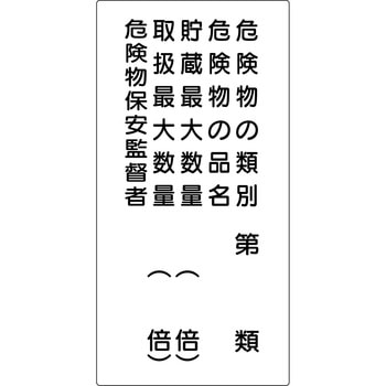 危険物標識(鉄) グリーンクロス