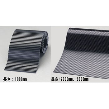 500x2000x3mm ゴム板(筋入り・天然ゴム) エスコ