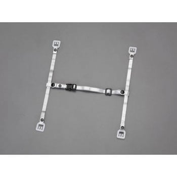 ヘルメット用アゴヒモ一式(反射テープ内蔵) エスコ
