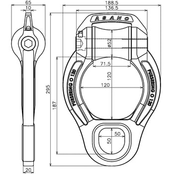 パースリングO型 浅野金属工業