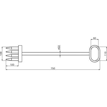 AK3910 氷割り 1本 浅野金属工業 【通販サイトMonotaRO】