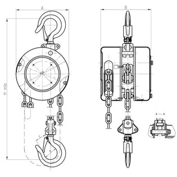コンドーチェーンブロック KCB 1.0T コンドーテック